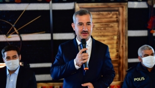 BAŞKAN ÇINAR, MAHALLE MUHTARLARINI OBA ÇADIRINDA AĞIRLADI