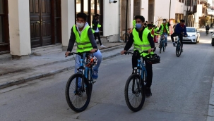 40 BİSİKLETÇİ, KADİM ÇIRMIHTI'NIN EŞSİZ GÜZELLİKLERİ ETRAFINDA PEDAL ÇEVİRDİ