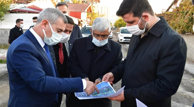 BAŞKAN ÇINAR, HOCA AHMET YESEVİ MAHALLESİNDEKİ YATIRIMLARI İNCELEDİ