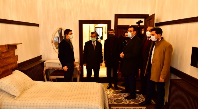AK PARTİ MKYK ÜYESİ VE MİLLETVEKİLİ BÜLENT TÜFENKÇİ, TARİHİ YEŞİLYURT KONAKLARINI İNCELEDİ