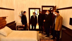 AK PARTİ MKYK ÜYESİ VE MİLLETVEKİLİ BÜLENT TÜFENKÇİ, TARİHİ YEŞİLYURT KONAKLARINI İNCELEDİ