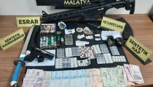 Narkotik Suçlarla Mücadele Şube Müdürlüğünce yapılan çalışmalarda ;