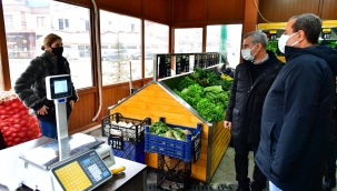 YEŞİLYURT BELEDİYESİ YEŞİL GIDA MARKETLERE VATANDAŞLAR YOĞUN İLGİ GÖSTERİYOR