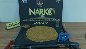 Narkotik Suçlarla Mücadele Şube Müdürlüğünce yapılan çalışma sonucu 