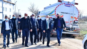 BAŞKAN ÇINAR, DİLEK MAHALLESİNDEKİ YOL AÇMA VE GENİŞLETME HİZMETLERİNİ İNCELEDİ