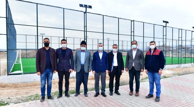 BAŞKAN ÇINAR'IN YENİ DÖNEM VAATLERİNDEN ' TOHMA SEMT SPOR SAHASI' PROJESİ GERÇEĞE DÖNÜŞTÜ