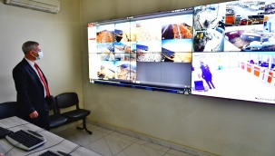 YEŞİLYURT BELEDİYESİ GÜVENLİK İZLEME MERKEZİ, 502 NOKTAYI AYNI ANDA TAKİP EDİYOR