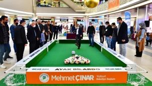 YEŞİLYURT BELEDİYESİ'NDEN BİR İLK DAHA; AYAK BİLARDOSU ETKİNLİĞİ