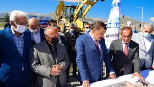 10 Mahalle 6 yerleşim yerini kapsayan Bağtepe Grubu İçmesuyu hattında çalışmalar devam ediyor