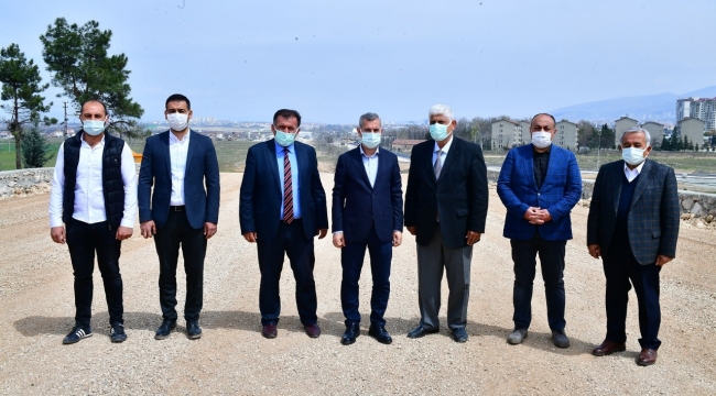 BAŞKAN ÇINAR, ANKARA VE SİVAS YOLU ARASINDA AÇILAN ALTERNATİF YOL GÜZERGÂHINI İNCELEDİ