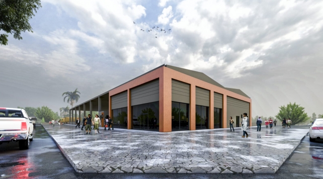 BAŞKAN ÇINAR,'YEŞİLTEPE SEMT PAZARI VE YEŞİL GIDA MARKET' İNŞAAT ALANINI GEZDİ