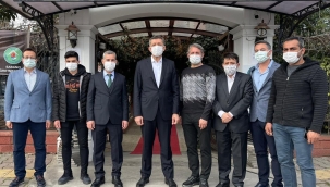 YEŞİLYURT BELEDİYE BAŞKANI MEHMET ÇINAR, MİLLİ EĞİTİM BAKANI ZİYA SELÇUK İLE BİRARAYA GELDİ