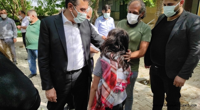 AK Partili Tüfenkci, dondan zarar gören çiftçilerle bir araya geldi