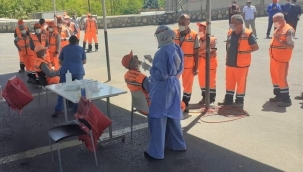 BATTALGAZİ BELEDİYESİ'NDEN 20 BİRİM MÜDÜRLÜĞÜNE COVİD-19 TESTİ