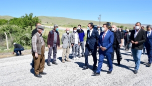 ILICAK'LI MAHALLE SAKİNLERİ BAŞKAN GÜRKAN'I KURBAN'LA KARŞILADILAR