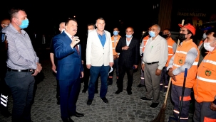 MALATYA BÜYÜKŞEHİR BELEDİYESİ EKİPLERİ 7/24 GÖREV BAŞINDA