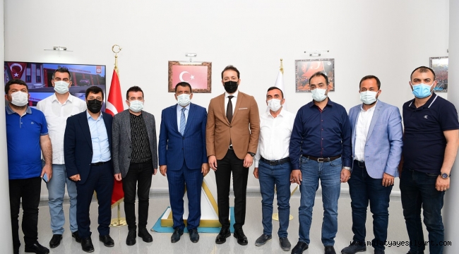 MİMDER HEYETİNİ KABUL EDEN BAŞKAN GÜRKAN: