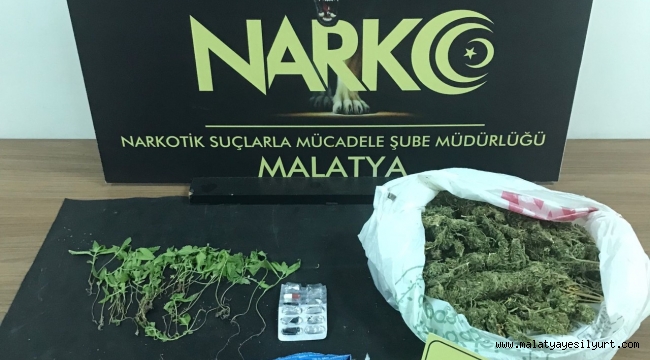  Narkotik Suçlarla Mücadele Şube Müdürlüğünce yapılan çalışmalarda ;