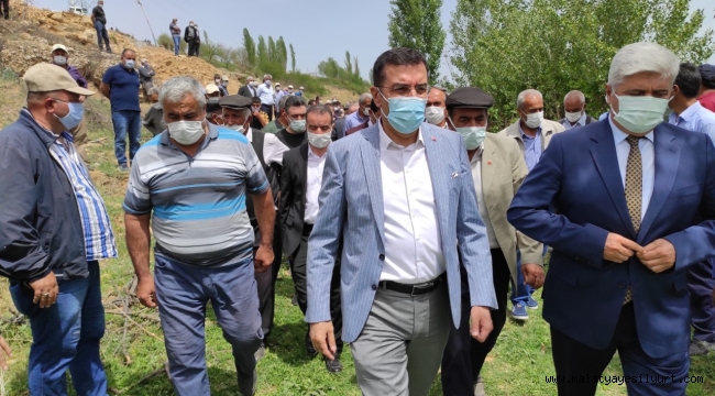 Şahnahanlıların sulama kanalı problemi çözüldü