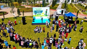 5 HAZİRAN DÜNYA ÇEVRE GÜNÜ MİLLET BAHÇESİ'NDE KUTLANDI