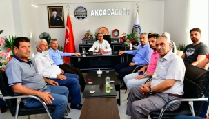 BAŞKAN ÇINAR, AKÇADAĞ DAYANIŞMA DERNEĞİ YÖNETİMİYLE BİR ARAYA GELDİ