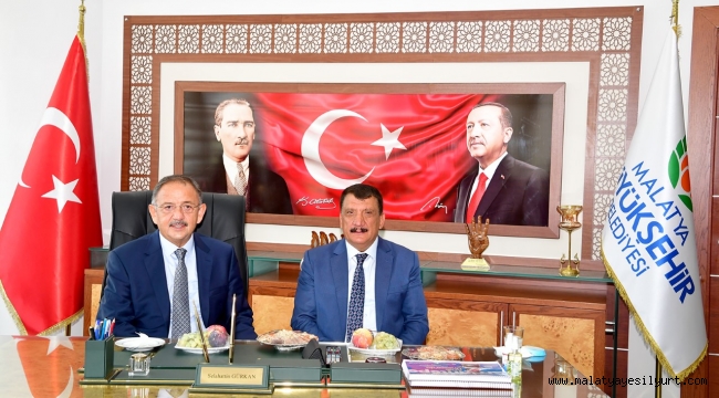 AK PARTİ GENEL BAŞKAN YARDIMCISI YEREL YÖNETİMLER BAŞKANI ÖZHASEKİ'DEN BAŞKAN GÜRKAN'A ZİYARET