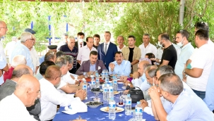 BAŞKAN GÜRKAN, FETHİYE MAHALLESİNİ ZİYARET ETTİ