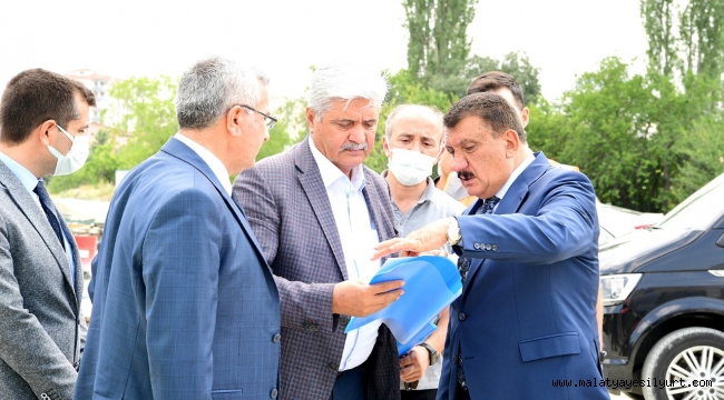 BAŞKAN GÜRKAN, HANIMINÇİFTLİĞİ-TAŞTEPE VİYADÜĞÜ ÇALIŞMALARINI İNCELEDİ