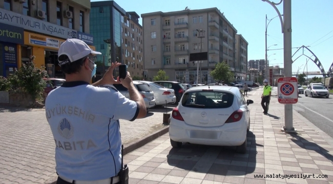  MALATYA BÜYÜKŞEHİR BELEDİYESİ ZABITA EKİPLERİNDEN TRAFİK DENETİMİ