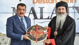 METROPOLİT ĞRİĞORİYOS MELKİ ÜREK'TEN BAŞKAN GÜRKAN'A TAŞHORAN KİLİSESİ TEŞEKKÜRÜ