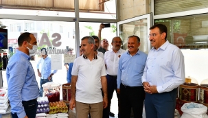 MİLLETVEKİLİ TÜFENKCİ İLE BELEDİYE BAŞKANI ÇINAR, YEŞİLTEPE VE BARGUZU ESNAFLARIYLA BULUŞTU