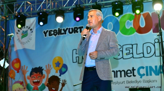 YEŞİLYURT ÇOCUK ŞENLİĞİ, RENKLİ VE KEYİF DOLU ANLARA SAHNE OLDU
