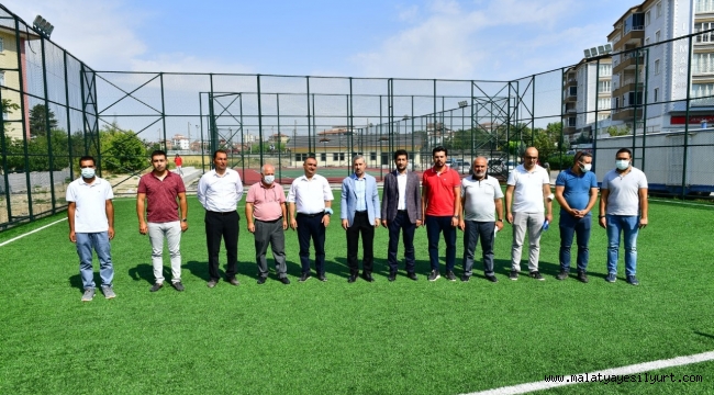 YEŞİLYURT BELEDİYESİ, İNÖNÜ MAHALLESİNE ÇOK AMAÇLI SPOR TESİSİ KAZANDIRIYOR
