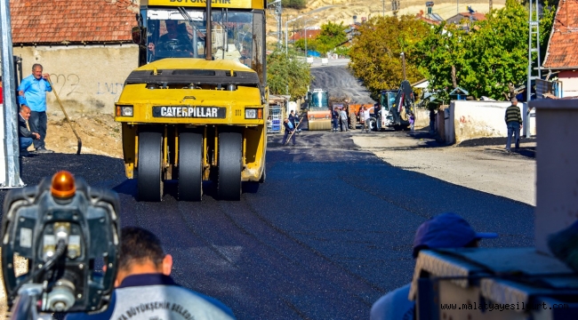 İhlas caddesinde asfalt çalışmaları tamamlandı