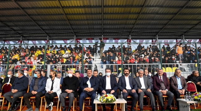 Orduzu Sentetik Çim Sahası düzenlenen törenle hizmete girdi