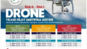 Yeşilyurt Belediyesi, İHA-0 İHA-1 Drone Ticari Pilot Sertifika Eğitim Kursu Açıyor