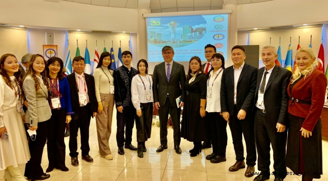 BAŞKAN CÖMERTOĞLU ULUSLARARASI KAZAK TARİHİ, KÜLTÜRÜ VE EDEBİYATI KONFERANSINA KATILDI