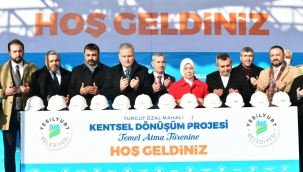 "Kentsel Dönüşüm Projelerine Örnek Gösterilecek Kıymetli Bir Eseri İlçemize Kazandıracağız"