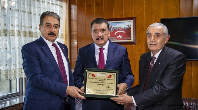 ESKKK Başkanı Evren'i ziyaret eden Başkan Gürkan