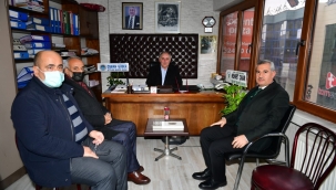 YEŞİLYURT BELEDİYE BAŞKANI MEHMET ÇINAR'DAN MESLEK ODALARI BAŞKANLARINA 'HÂYIRLI OLSUN' ZİYARETİ