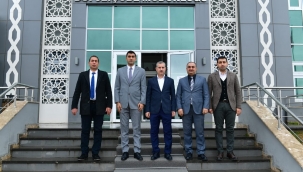 BAŞKAN ÇINAR'DAN DSİ 92.ŞUBE MÜDÜRLÜĞÜ GÖREVİNE ATANAN SUCU'YA 'HÂYIRLI OLSUN' ZİYARETİ