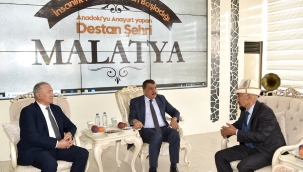 Kırgızistan Cumhurbaşkanı Danışmanı Börübaşov'u kabul eden Başkan Gürkan;