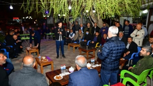 BAŞKAN ÇINAR, 'MAHALLE MECLİSLERİ' PROJESİ KAPSAMINDA DİLEK MAHALLE SAKİNLERİYLE BİR ARAYA GELDİ