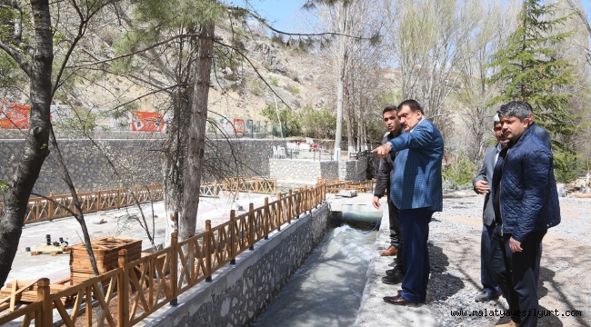 Çalışmaların Sürdüğü Horata Mesire Alanında İnceleme Yapan Başkan Gürkan