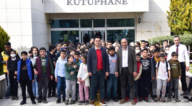 MALATYA BÜYÜKŞEHİR BELEDİYESİ SEMT KONAĞI ÖĞRENCİLERİ KÜTÜPHANE GEZDİ