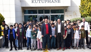 MALATYA BÜYÜKŞEHİR BELEDİYESİ SEMT KONAĞI ÖĞRENCİLERİ KÜTÜPHANE GEZDİ