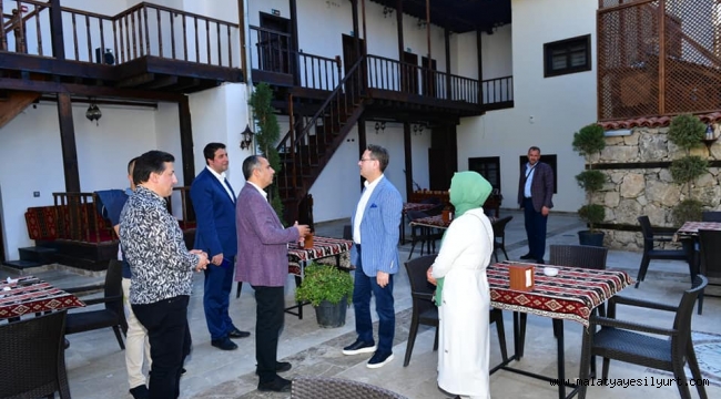 BAŞKAN ÇINAR, İSTANBUL BAŞAKŞEHİR BELEDİYE BAŞKANI YASİN KARTOĞLU'NU MİSAFİR ETTİ