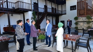 BAŞKAN ÇINAR, İSTANBUL BAŞAKŞEHİR BELEDİYE BAŞKANI YASİN KARTOĞLU'NU MİSAFİR ETTİ