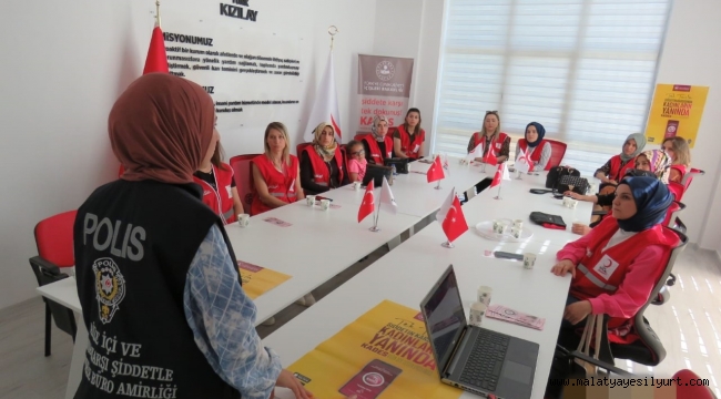 Malatya Emniyeti KADES bilgilendirmelerine devam ediyor