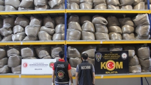Tütün Kaçakçılığına yönelik Malatya İl Emniyet Müdürlüğüne bağlı KOM Şube Müdürlüğü ekiplerince..